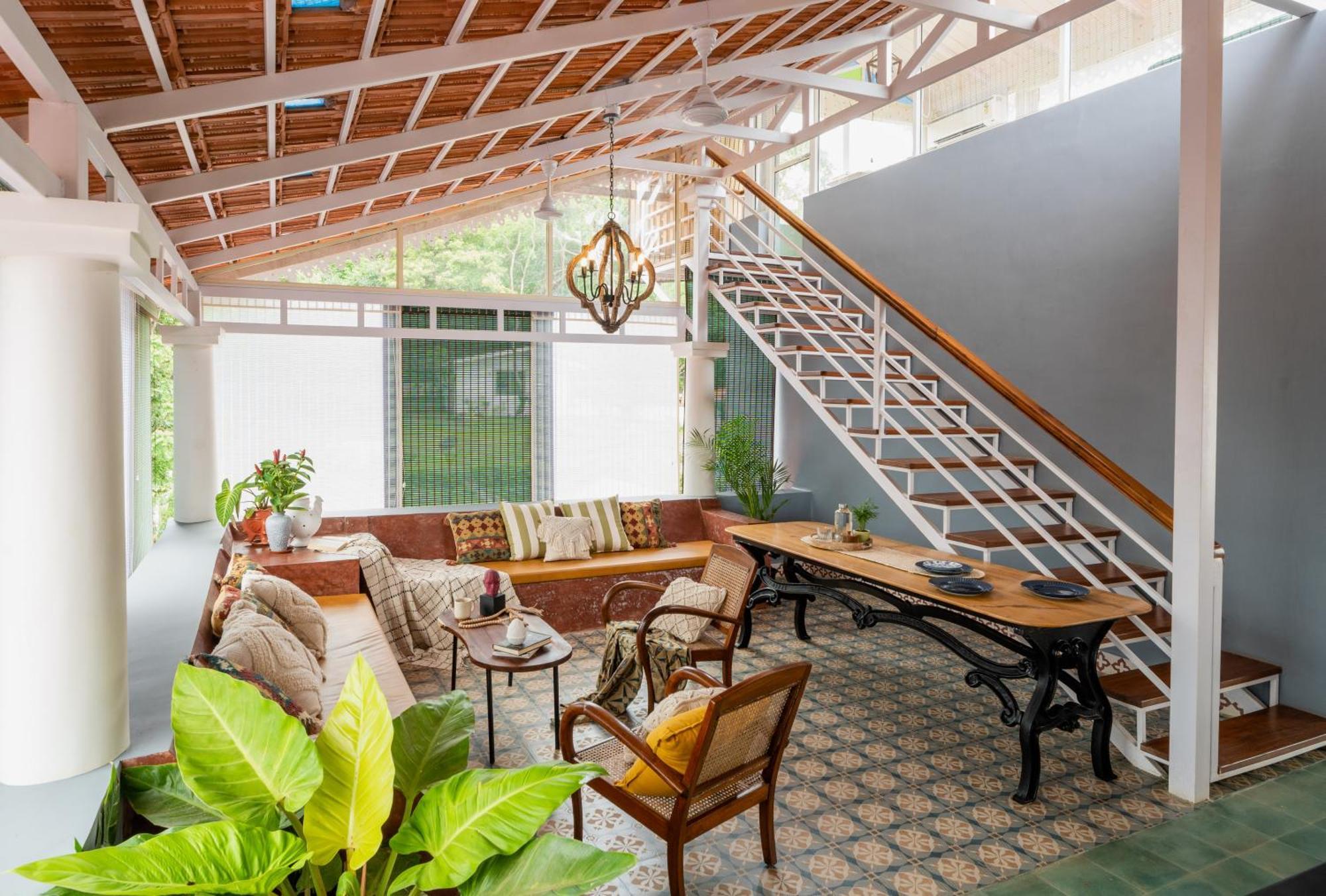 Elivaas 5 Bhk With Pvt Pool, Entertainment Room & Glass House - Bludoor Marmagao Exterior foto