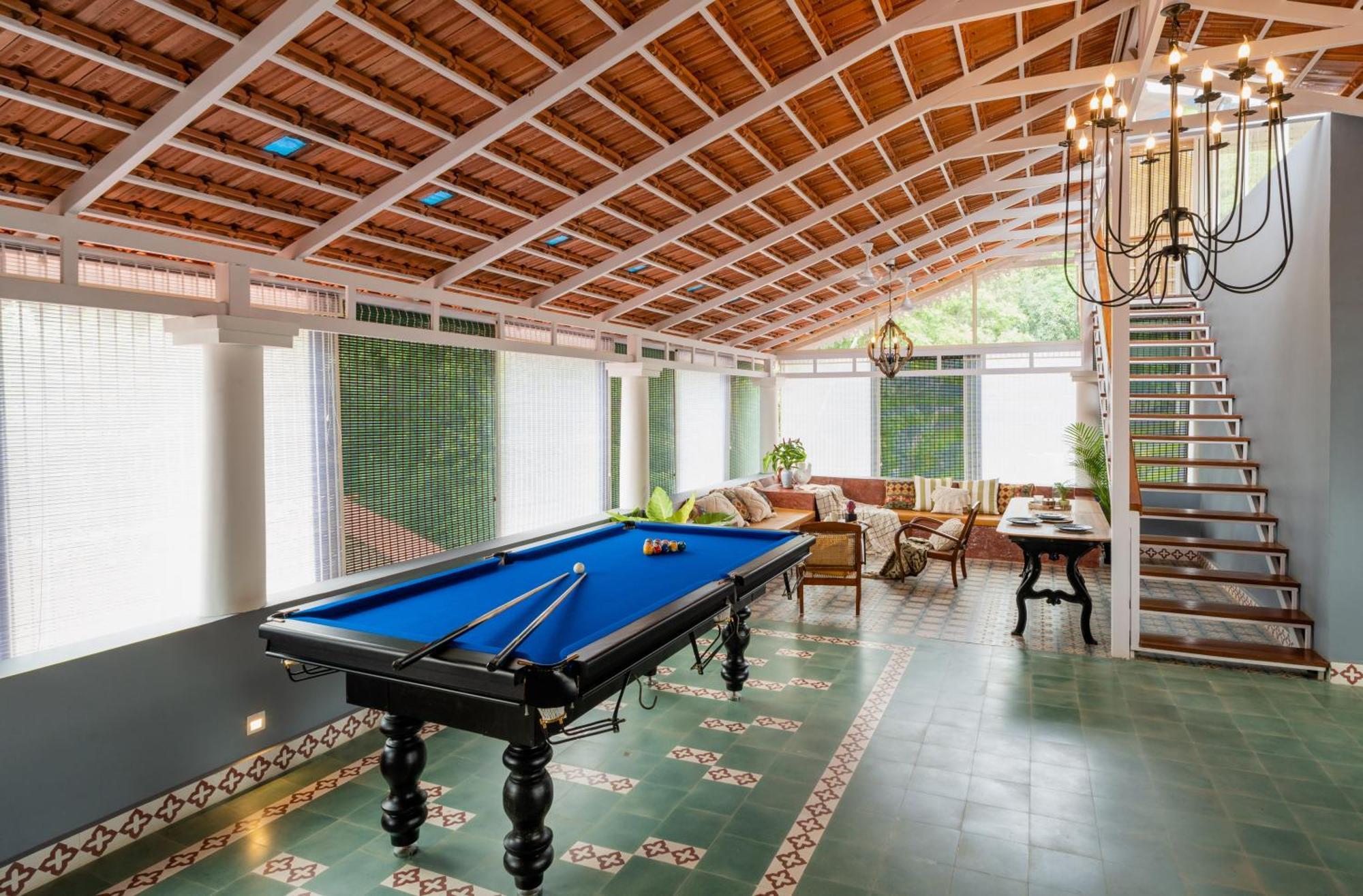 Elivaas 5 Bhk With Pvt Pool, Entertainment Room & Glass House - Bludoor Marmagao Exterior foto